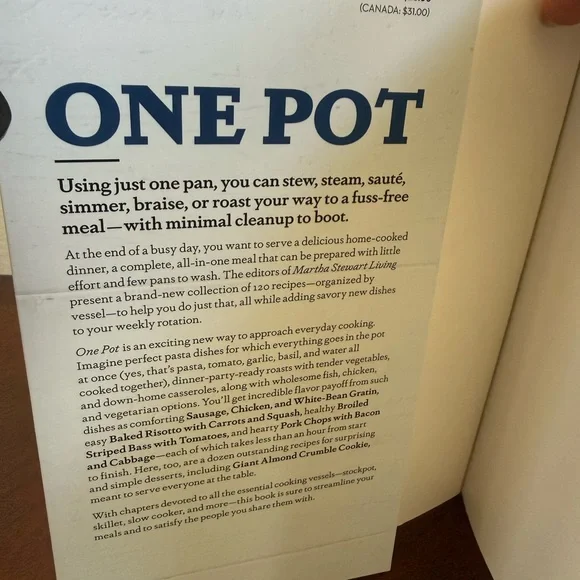 Martha Stewart Living One pot meals cookbook - Picture 3 of 7
